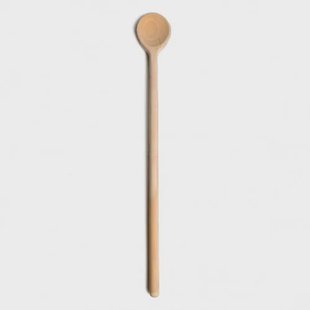 Pollepel, beukenhout, 40 cm