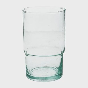 Glas, gerecycled glas, handgeblazen, 550 ml
