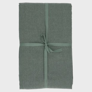 Tafelkleed rond, GOTS bio-katoen, groen,&Oslash; 210 cm