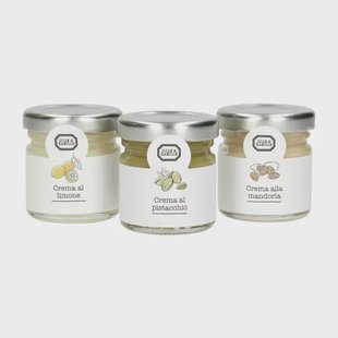 Cadeauset Italiaanse cr&egrave;mes, 3 x 40 gram
