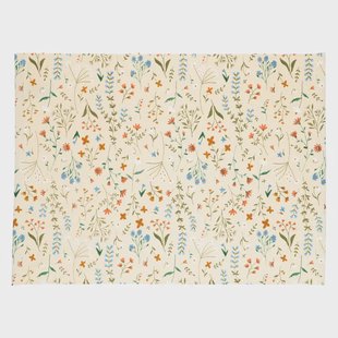 Placemat, GOTS bio-katoen, veldbloemen, 35 x 50 cm