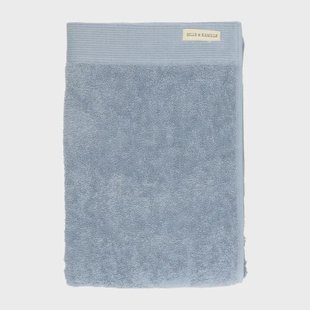 Handdoek, gerecyclede katoen, lichtblauw, 70 x 140 cm