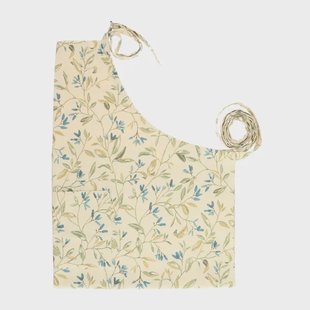 Keukenschort, GOTS bio-katoen, winterbloesem blauw