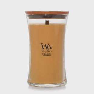 WoodWick geurkaars Golden Bourbon Large