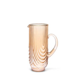 Vondels karaf ripple amber (23,5 cm)