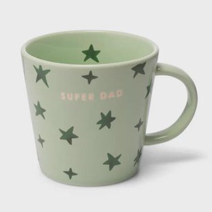 Vondels theemok stars SUPER DAD light green (350 ml)
