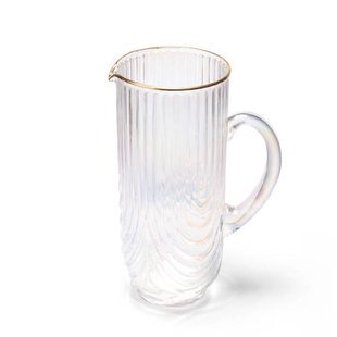 Vondels karaf ripple transparant (23,5 cm)