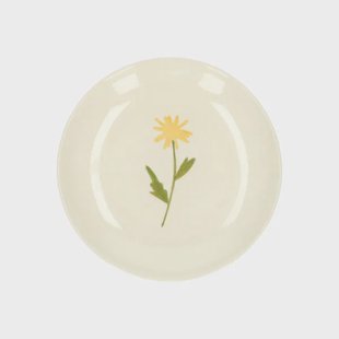 Gebaksbordje, steengoed, paardenbloem,&Oslash; 16 cm