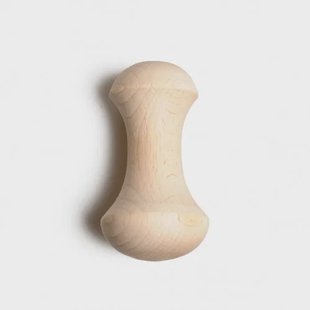 Stamper voor zeef, beukenhout