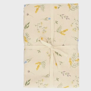 Tafelkleed, GOTS bio-katoen, mimosa,&Oslash;180 cm