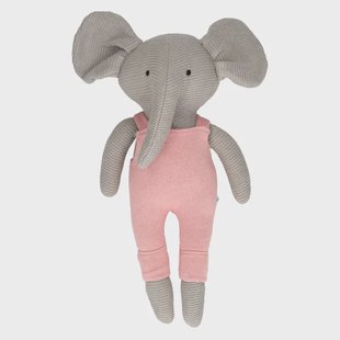 Knuffel olifant, GOTS katoen, gebreid