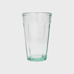 Glas met facetten, gerecycled glas, 500 ml