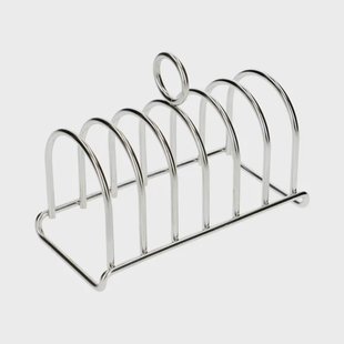 Toastrekje, roestvrijstaal, voor 6 sneetjes brood