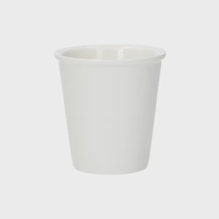 Beker met randje, porselein,&Oslash;7 X 7,5 cm