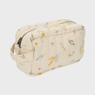 Toilettas, GOTS bio-katoen, mimosa, 20 x 12 x 9 cm