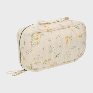 Toilettas, GOTS bio-katoen, mimosa, 26 x 16 x 10 cm