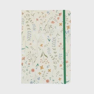 Notitieboek, harde kaft, veldbloemen, A5