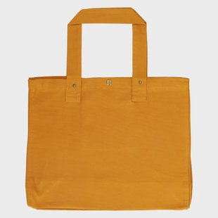 Shopper, bio-katoen, honinggeel, 38 x 22 x 44 cm