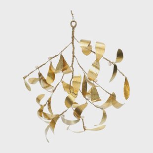 Hanger mistletoe met besjes, messing