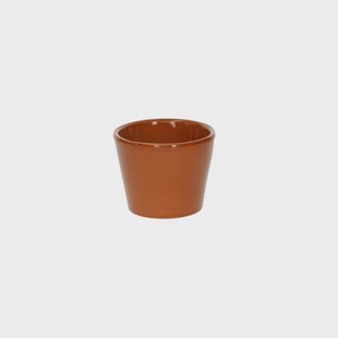 Bloempot, aardewerk, terracotta kleur,&Oslash;7 cm