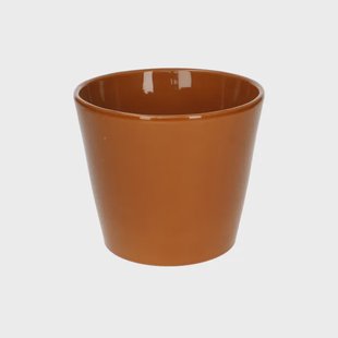 Bloempot, aardewerk, terracotta kleur,&Oslash;15,5 cm