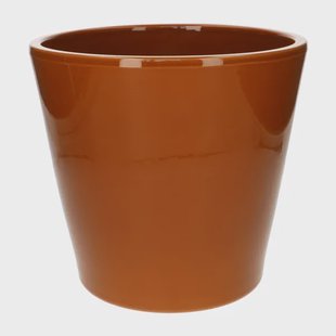 Bloempot, aardewerk, terracotta kleur,&Oslash;25 cm