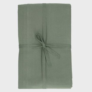 Tafelkleed rond, GOTS bio-katoen, tijm,&Oslash;210CM