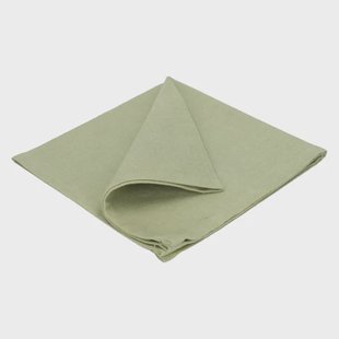 Servet, GOTS bio-katoen, mosgroen, 40 x 40 cm