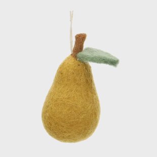 Hanger peer, vilt, geel