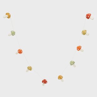 Slinger, paddenstoelen, vilt, ca. 150 cm