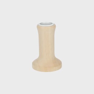 Kandelaar, rubberhout, laag,&Oslash;5.5 x H 8 cm