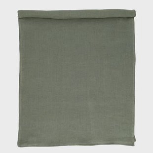Tafelloper, linnen, groengrijs, 47 x 140 cm