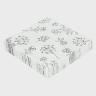 Servetten, papier, dille en kamille, 33 x 33 cm, 20 stuks