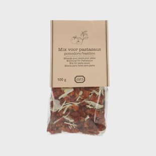 Mix voor pastasaus, tomaat en basilicum, 100 g