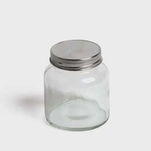 Voorraadpotje, glas, middel, 225 ml