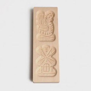 Speculaasplankje met twee figuren