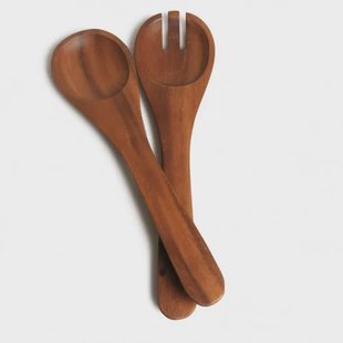 Slabestek, 2-delig, acacia, bol