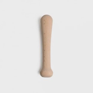 Stamper, onbehandeld beukenhout, 15 cm