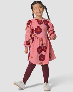 HEMA Kinderjurk bloemen roze (roze)