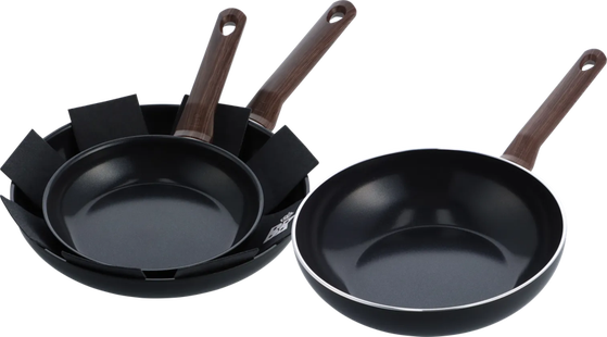 BK Simply Ceramic Keramische koekenpannenset 24 + 28 cm + Wokpan 28 cm