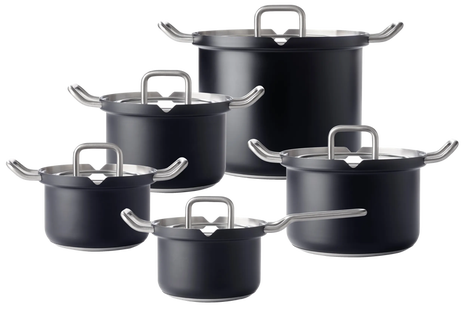 BK-Q-Linair Master Glas Black Pannenset 5-delig