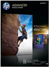 HP Advanced Glossy Fotopapier 25 vel (A4)