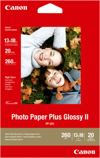 Canon PP-201 Glossy Plus Fotopapier 20 Vellen 13 x 18 cm