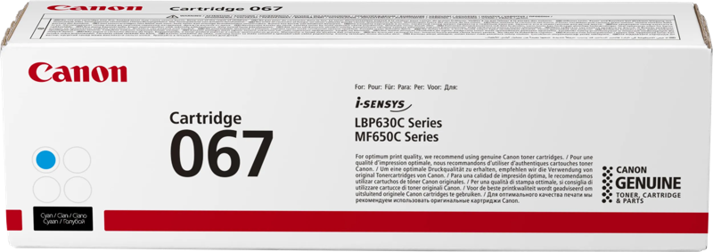 Canon 067 Toner Cyaan
