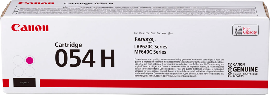 Canon 054 H Toner Magenta (Hoge capaciteit)