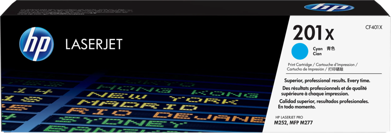 HP 201X Toner Cyaan (Hoge Capaciteit)