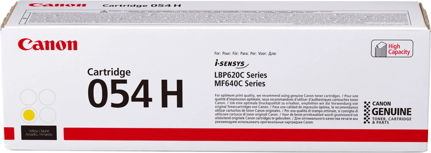 Canon 054 H Toner Geel (Hoge capaciteit)