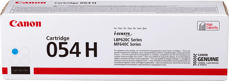 Canon 054 H Toner Cyaan (Hoge capaciteit)