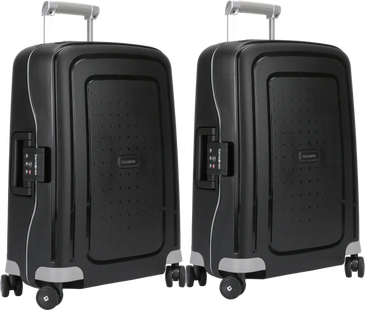 Samsonite S'Cure Spinner 55cm Duo Pack Black
