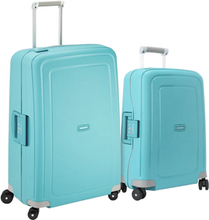 Samsonite S'Cure Spinner 55+75cm Aqua Blue